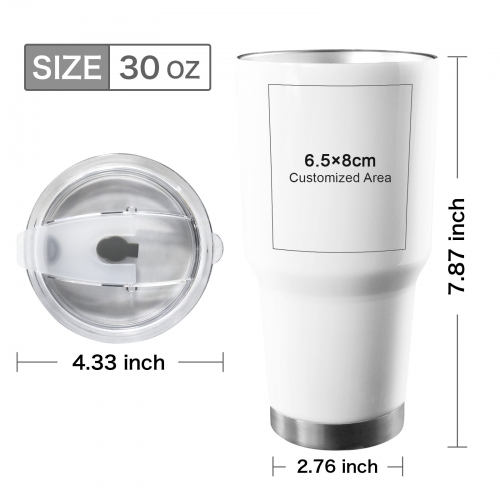30oz Tumbler ( Two-Sided Engraved ) | Ships from USA