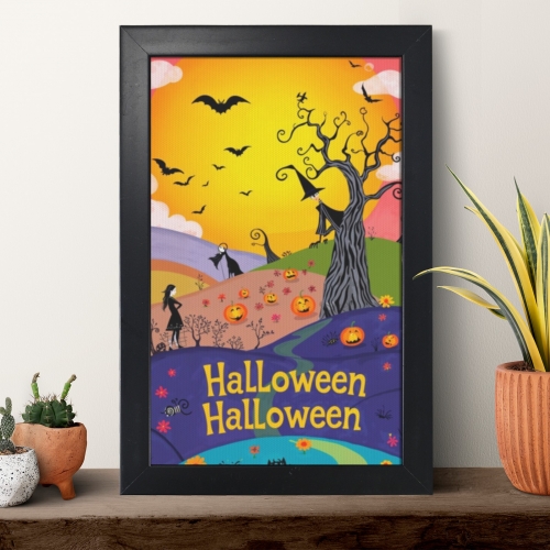 Black Framed Art Print 8" × 12"