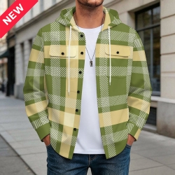 Men's Long‑Sleeve Hooded Jacket