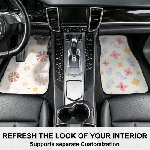 Front Car Floor Mats ( 2-Piece Set ) | Ships from USA