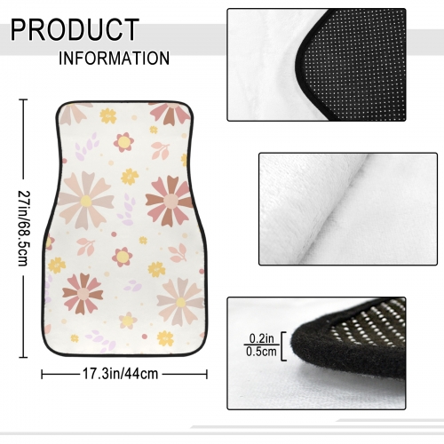 Front Car Floor Mats ( 2-Piece Set ) | Ships from USA
