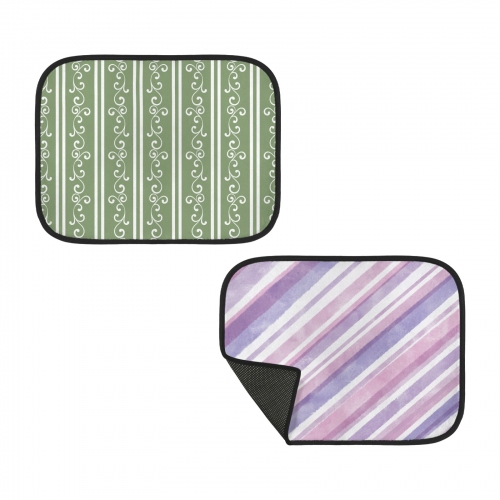 Rear Car Floor Mats ( 2-Piece Set ) | Ships from USA