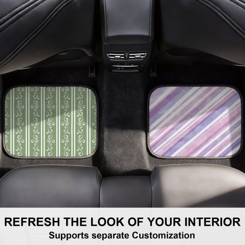 Rear Car Floor Mats ( 2-Piece Set ) | Ships from USA