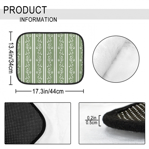 Rear Car Floor Mats ( 2-Piece Set ) | Ships from USA
