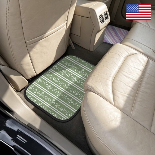 Rear Car Floor Mats ( 2-Piece Set ) | Ships from USA