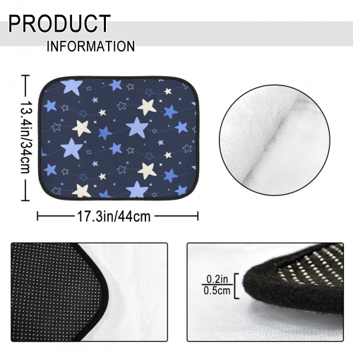 Rear Car Floor Mats ( 2-Piece Set ) | Ships from USA