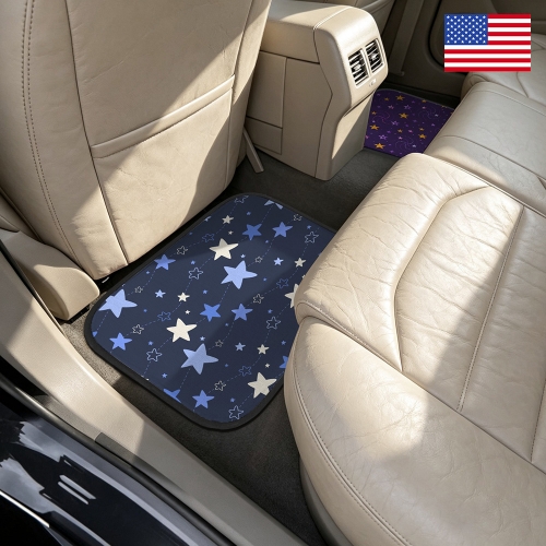 Rear Car Floor Mats ( 2-Piece Set ) | Ships from USA