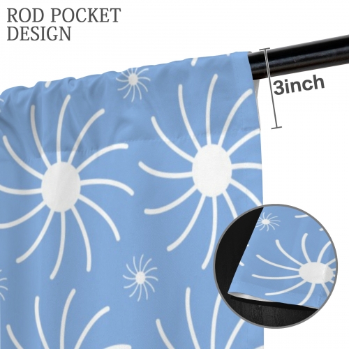 Window Curtain 132 x 160cm ( 1 Piece ) | Ships from USA