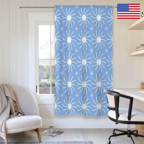 Window Curtain 132 x 160cm ( 1 Piece ) | Ships from USA