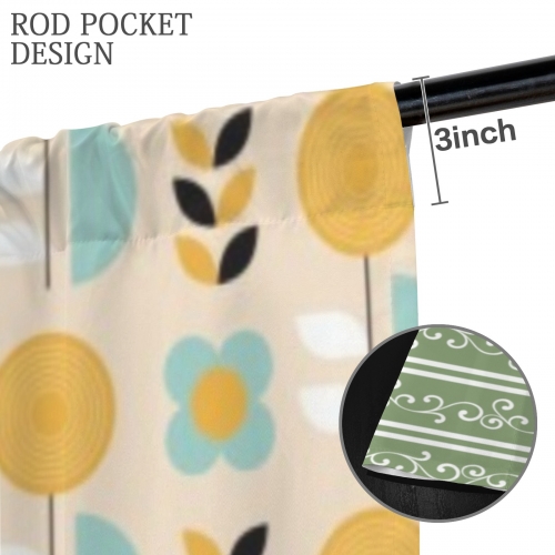 Window Curtains 132 x 160cm ( Set of 2 ) | Ships from USA