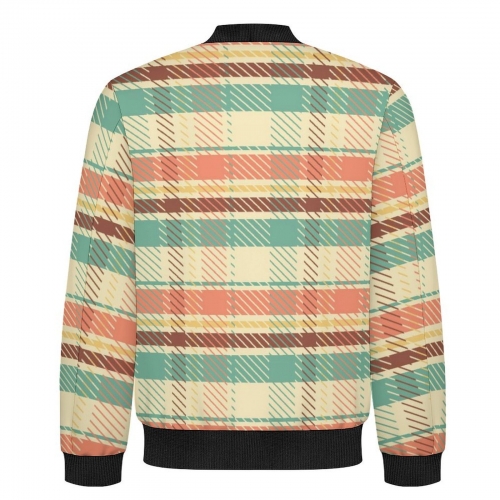 Men's Casual Zip‑Up Bomber Jacket