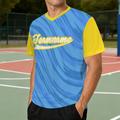 Men's V-Neck Jersey ( Model T97 ) ( US Fulfillment –California  )