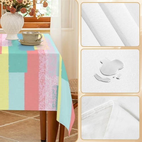 Custom Square Tablecloth 54" x 54" | Ships from USA