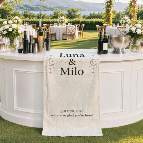 Cotton Linen Wall Tapestry 30" x 80" | Ships from USA