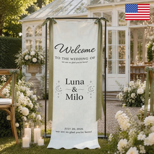 Cotton Linen Wall Tapestry 30" x 80" | Ships from USA