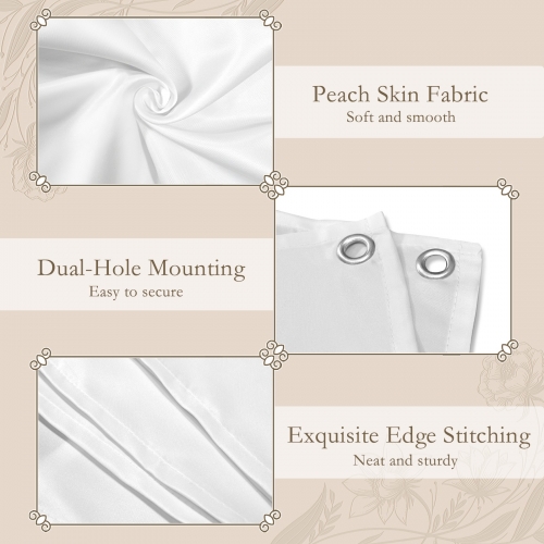 Polyester Peach Skin Wall Tapestry with Ribbons 80" x 30" | Ships from USA