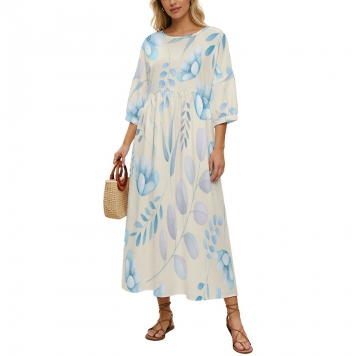 Women's Empire Waist Smock Dress