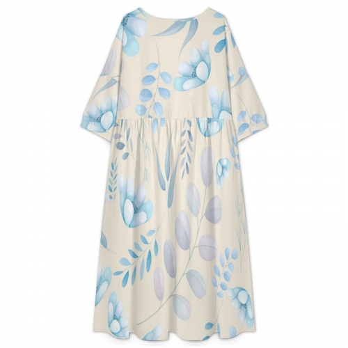 Women's Empire Waist Smock Dress