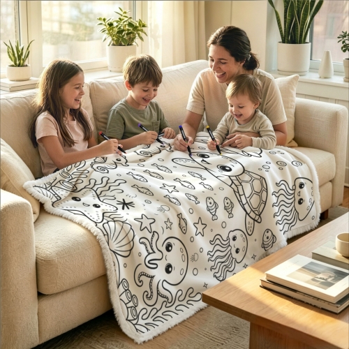 Doodle Blanket 100 × 150cm