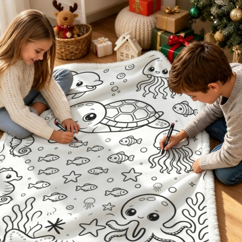 Doodle Blanket 100 × 150cm