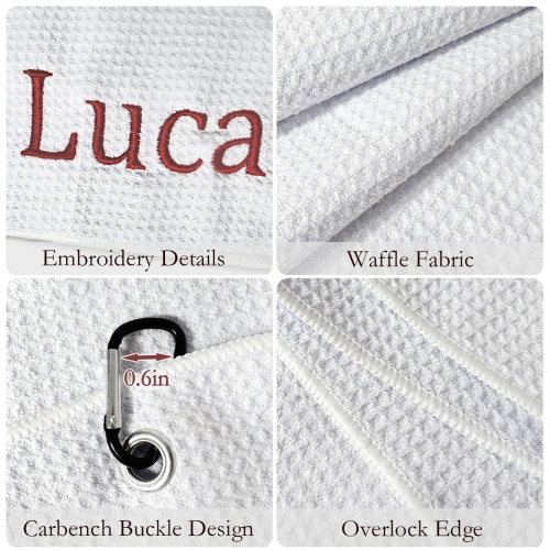 Custom Embroidered Golf Towel 40 x 60cm
