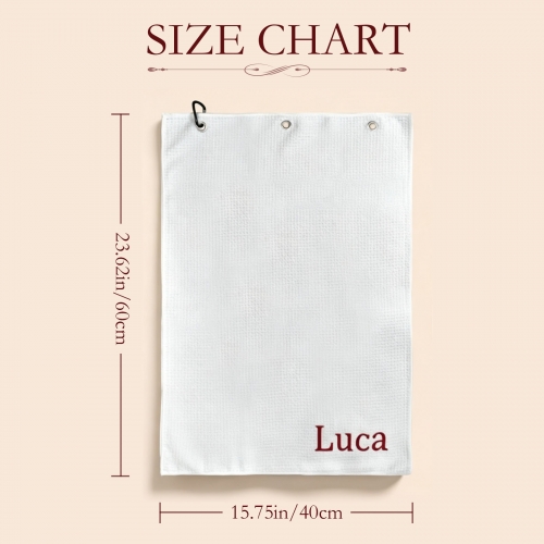 Custom Embroidered Golf Towel 40 x 60cm