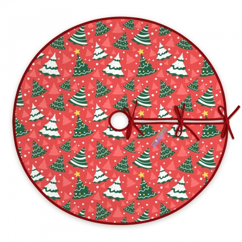 Custom Christmas Tree Skirt 36" x 36" | Ships from USA