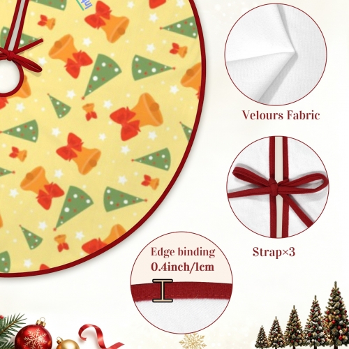 Custom Christmas Tree Skirt 48" x 48" | Ships from USA
