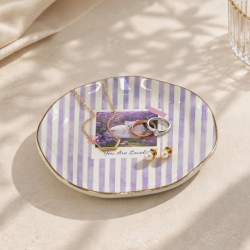 Wavy Round Jewelry Dish