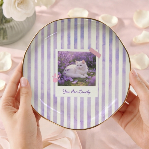 Wavy Round Jewelry Dish