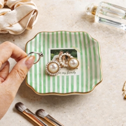 Wavy Square Jewelry Dish