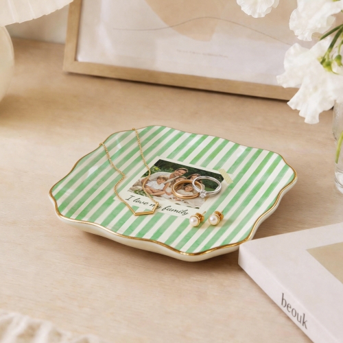Wavy Square Jewelry Dish