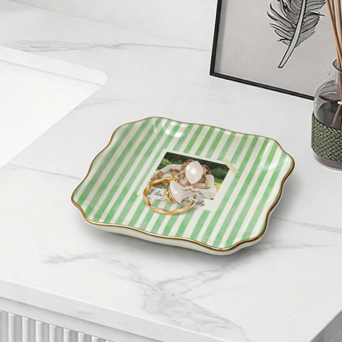 Wavy Square Jewelry Dish