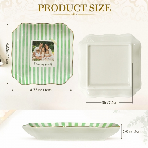 Wavy Square Jewelry Dish