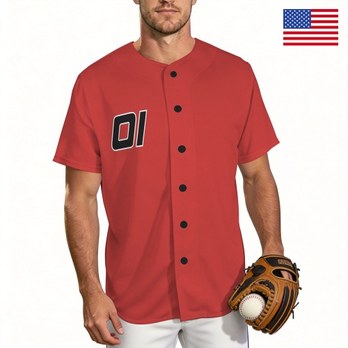 Men's Baseball Jersey ( Model T96 ) ( US Fulfillment –California  )