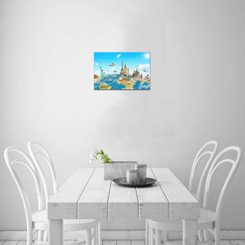 Inner Frame Canvas Print 12" x 8" | Ships from USA