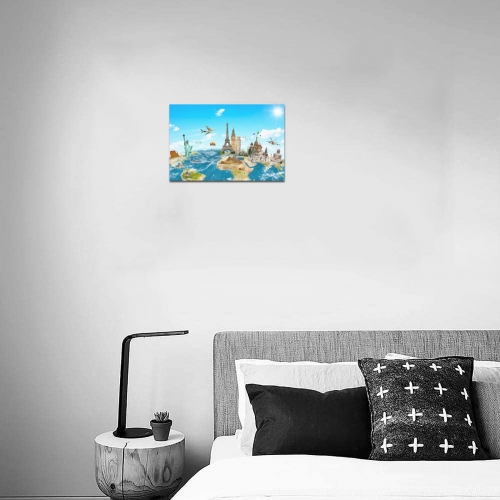Inner Frame Canvas Print 12" x 8" | Ships from USA