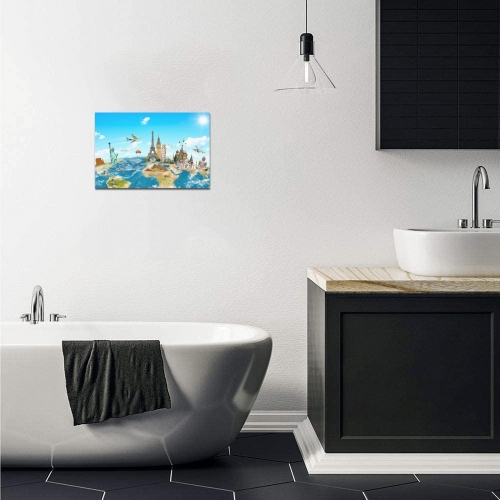 Inner Frame Canvas Print 12" x 8" | Ships from USA