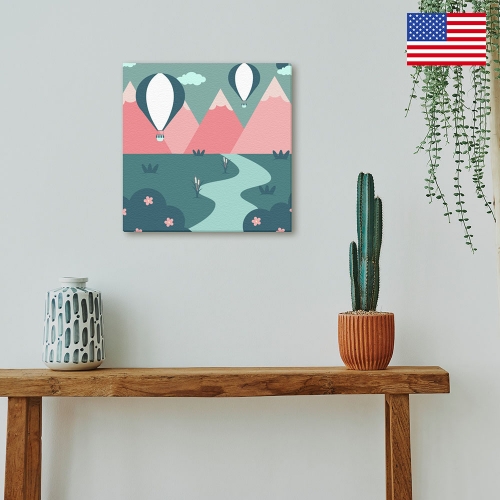 Inner Frame Canvas Print 12" x 12"  ( US Fulfillment - Chicago )
