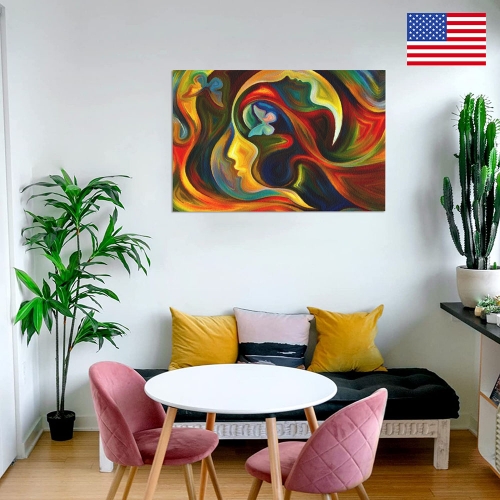 Inner Frame Canvas Print 18" x 12" | Ships from USA