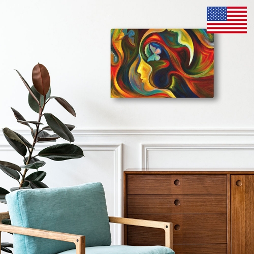 Inner Frame Canvas Print 18" x 12"  ( US Fulfillment - Chicago )