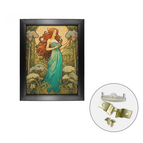 Black Frame Canvas Print 8" x 10" | Ships from USA