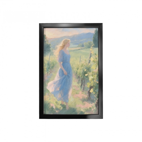 Black Frame Canvas Print 12" x 18" | Ships from USA