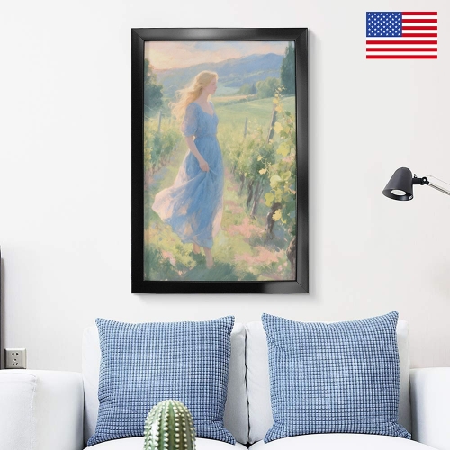 Black Frame Canvas Print 12" x 18" | Ships from USA