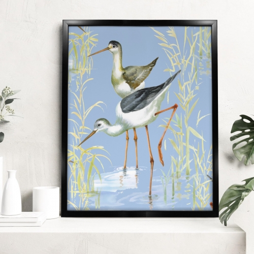 Black Frame Canvas Print 16" x 20" | Ships from USA