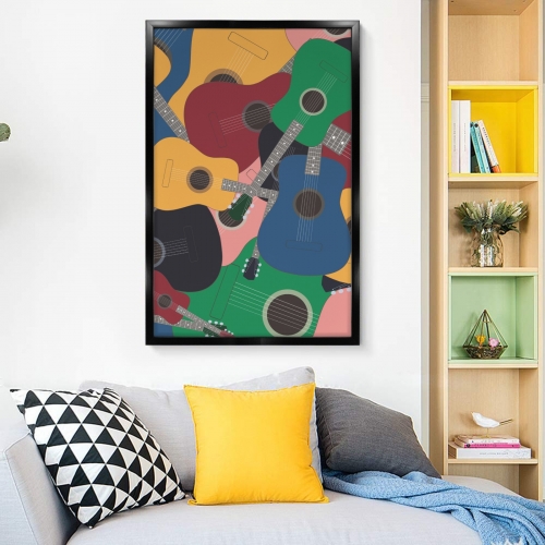 Black Frame Canvas Print 16" x 24" | Ships from USA