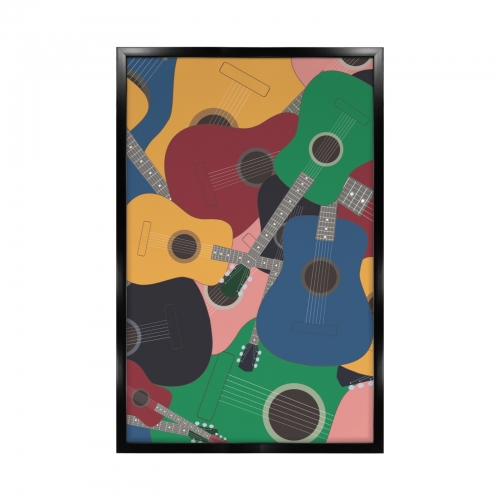 Black Frame Canvas Print 16" x 24" | Ships from USA