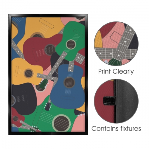 Black Frame Canvas Print 16" x 24" | Ships from USA