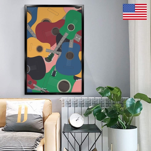 Black Frame Canvas Print 16" x 24" | Ships from USA