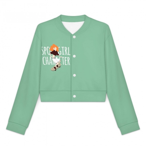 Women's Cropped Open Front Jacket